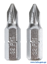 DELI σετ μύτες κατσαβιδιού DL251001, μαγνητικές, PH1x25mm, 2τμχ