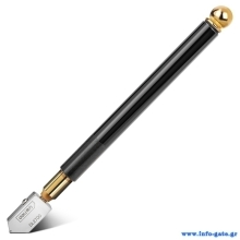 DELI υαλοκόπτης λαδιού DL2700 με δοχείο λαδιού, 3-12mm πάχος κοπής, 180mm