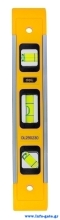 DELI αλφάδι DL290230 με 3 μάτια, πλαστικό, μαγνητικό, 23cm