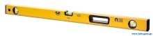 DELI αλφάδι DL290800 με 3 μάτια & χάρακα, μαγνητικό, 80cm