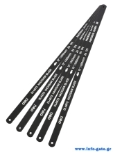 DELI σετ λάμες πριονιού σιδήρου/ξύλου DL4673, 300mm, 24 TPI, 5τμχ