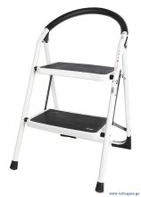 DELI σκάλα σιδήρου DL509012 με 2 σκαλοπάτια, 46cm, 150kg