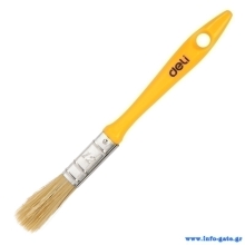DELI πινέλο βαφής DL509131 με φυσικές τρίχες, πλαστική λαβή, 12mm