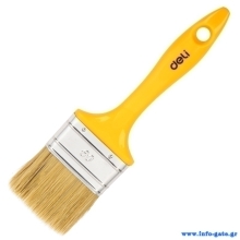 DELI πινέλο βαφής DL509136 με φυσικές τρίχες, πλαστική λαβή, 60mm
