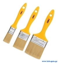 DELI σετ πινέλα βαφής DL509157 με συνθετικές τρίχες, πλαστική λαβή, 25/50/75mm, 3τμχ