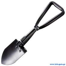 DELI φτυάρι χειρός DL554001 με θήκη, foldable, 47cm
