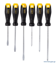 DELI σετ κατσαβίδια DL620006, 3x ίσια & 3x σταυρωτά, μαγνητικά, 6τμχ