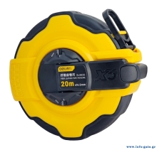 DELI μέτρο DL9920 με μηχανισμό αναδίπλωσης, fibreglass ταινία, 14.5mm x 20m