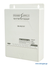 FOLKSAFE τροφοδοτικό συστημάτων CCTV FS-DC121608W, 16 εξόδων, 12V/8A, αδιάβροχο IP65