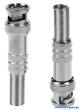 FOLKSAFE βύσμα BNC FS-RG59C-SL, 50Ω, 5τμχ