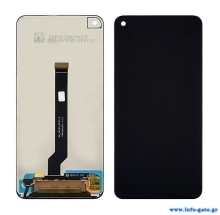 SAMSUNG Original LCD Touch Screen GH82-20072A, A60 2019 SM-A606, μαύρη