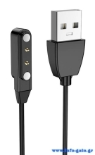 ZEBLAZE USB καλώδιο φόρτισης για smartwatch GTS 3 Pro, μαύρο