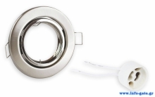 POWERTECH μεταλλικό πλαίσιο spot & ντουί GU10-003, χωνευτό, 81x31.5mm