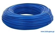 CABLEL καλώδιο H07V-U 4mm², 450/750V, 100m, μπλε