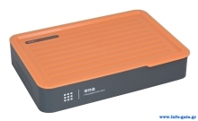 DELI εργαλειοθήκη H1001-B, 5 θέσεων, πλαστική, 30x20.5x5.5cm, γκρι