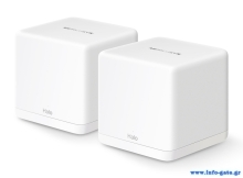 MERCUSYS Mesh WiFi 6 System Halo H60X, 1500Mbps Dual Band, 2τμχ, V.1.0