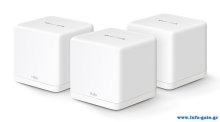 MERCUSYS Mesh WiFi 6 System Halo H60X, 1500Mbps Dual Band, 3τμχ, V.1.0