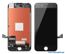 TW INCELL LCD ILCD-007 για iPhone 7, camera-sensor ring, earmesh, μαύρη