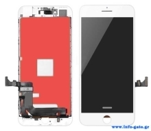 TW INCELL LCD ILCD-007 για iPhone 7, camera-sensor ring, earmesh, λευκή