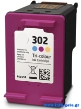 Συμβατό Inkjet για HP 302XL, Color