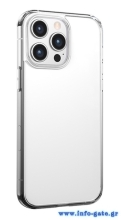 USAMS θήκη Binz για iPhone 14 Pro Max, μαύρη & διάφανη