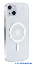 USAMS θήκη Ice Magnet US-BH848 για iPhone 15 Plus, διάφανη