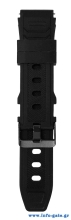 INTIME λουράκι σιλικόνης IT-070-BAND-BK για smartwatch G6, μαύρο