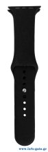INTIME λουράκι σιλικόνης IT-071-BAND-BK για smartwatch A10 Pro, μαύρο
