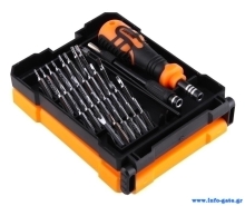 JAKEMY σετ κατσαβιδιών ακριβείας JM-8159 με θήκη, CR-V, 34τμχ