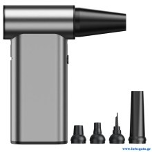 KINZIR ηλεκτρικό air duster AD57, 180W, 8000mAh, γκρι