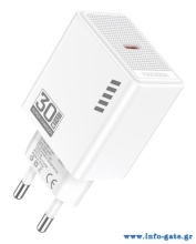 KAKUSIGA φορτιστής τοίχου KSC-1241, USB-C, 30W, λευκός