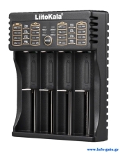 LIITOKALA φορτιστής LII-402 για μπαταρίες NiMH/CD, Li-Ion, IMR, 4 slots