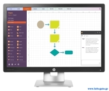 HP used οθόνη E242 LED IPS, 24