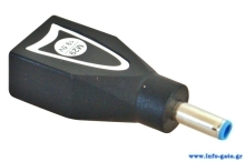 POWERTECH αντάπτορας για φορτιστή laptop M29 για HP 4.5x3mm, 19.5V, μαύρος