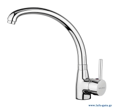 BRUNO μπαταρία πάγκου κουζίνας M54015-H531C-C508, αναμεικτική, ασημί