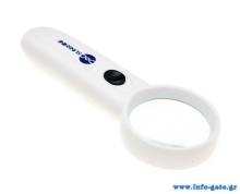 SUNSHINE μεγεθυντικός φακός χειρός MG6B-3 με φωτισμό LED, Φ50mm, 5x