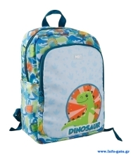 MP παιδική τσάντα πλάτης Dinosaur MO111-04, 5.5L, πολύχρωμη