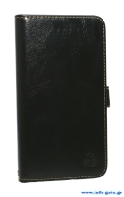 POWERTECH Θήκη Elegance Leather για Leagoo M8/M8 Pro, Black