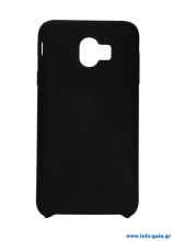 POWERTECH Θήκη Silicon Velvet για Samsung Galaxy J4 2018, μαύρη