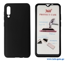 POWERTECH Θήκη Body 360° με Tempered Glass για Xiaomi Mi 9, μαύρη