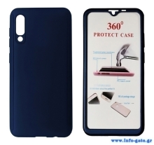 POWERTECH Θήκη Body 360° με Tempered Glass για Xiaomi Mi 9, μπλε