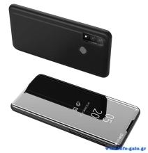 POWERTECH θήκη Clear view MOB-1515, Huawei P Smart 2020, μαύρη