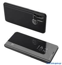POWERTECH θήκη Clear view MOB-1517, Huawei Y6p, μαύρη