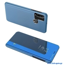 POWERTECH θήκη Clear view MOB-1518, Huawei Y6p, μπλε