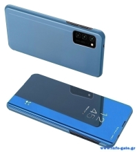 POWERTECH θήκη Clear View MOB-1643 για Samsung A72 5G, μπλε