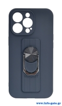 POWERTECH θήκη Ring MOB-1679 για iPhone 13 Pro, μπλε