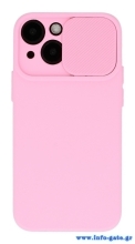 POWERTECH Θήκη Camshield Soft MOB-1794 για iPhone 14, ροζ