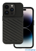 POWERTECH Θήκη Thunder MOB-1833 για iPhone 14 Pro, μαύρη