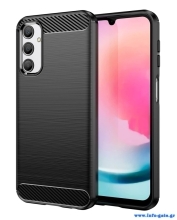 POWERTECH θήκη Carbon MOB-1852 για Samsung Galaxy A24, μαύρη