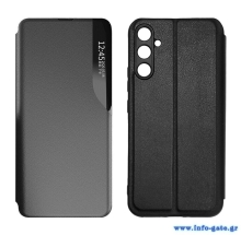 POWERTECH θήκη Smart view MOB-1915 για Samsung A24, μαύρη